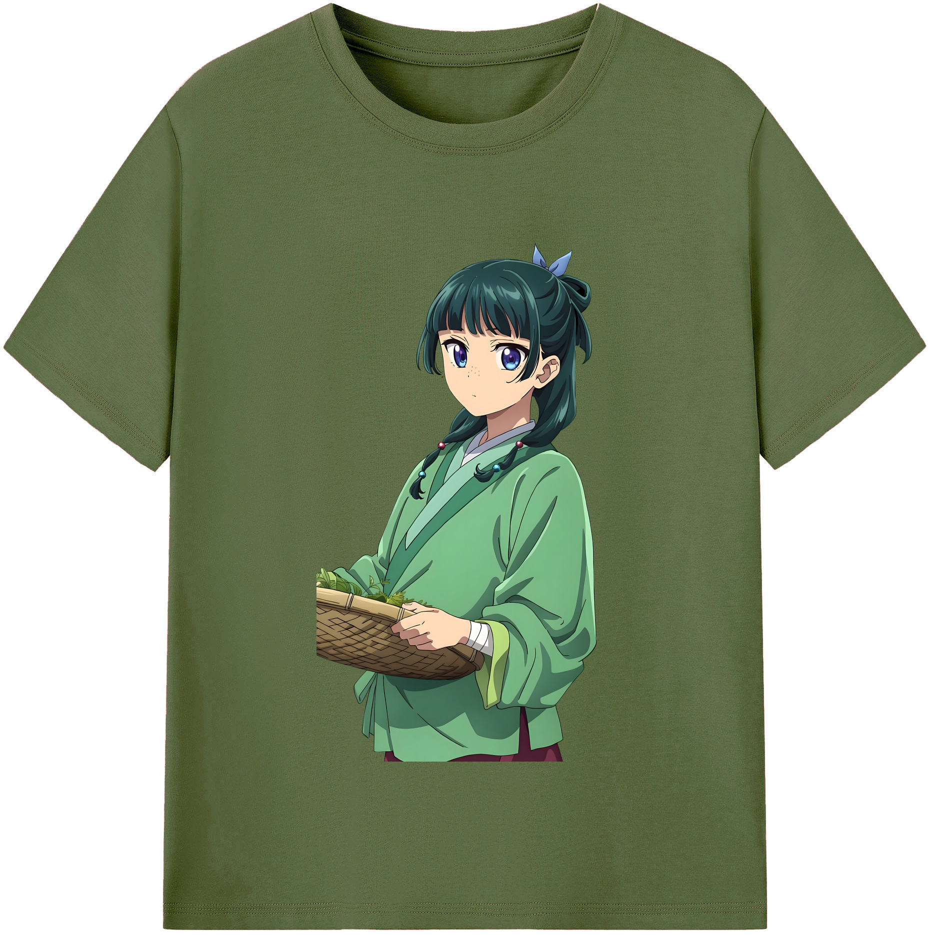 （画像用） 薬屋のひとりごと The Apothecary Diaries 綿100％半袖Tシャツ（フロントプリント）